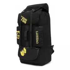 Mochila Trekking Bolso De Viaje De 90 A 100 Litros Negro