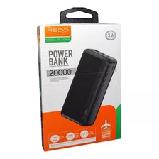 Power Bank Redd 20000mah Negro 5v-31a Modelo Rd-824pw