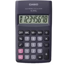 Calculadora De Bolso 8digitos Preta