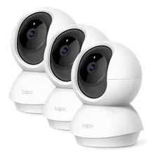 Camara Seguridad Tplink Tapo C200 Wifi 1080p 360 3 Unidades