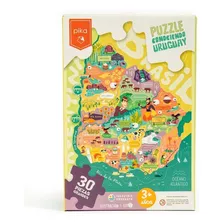 Juego Puzzle Didáctico Infantil De Encastre Niños Garageimpo Color Uruguay