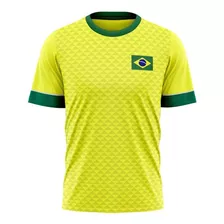 Camisa Brasil Jatoba Copa 2022 Amarela