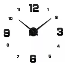 Reloj 3d Pequeño 40x40xm Num Grandes Y Pequeños