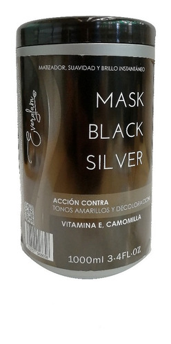 Everglam Mascara Matizadora Black Silver 1000ml