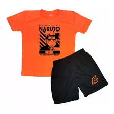 Conjunto Dryfit Niños/as Naruto Remera + Short 