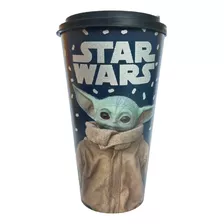 Vaso Tapa Cafe Stars Wars Baby Yoda