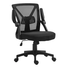 Silla Oficina Top Living Ergonómica Con Soporte Lumbar Color Negro