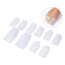 10 Unidades Protetor Dedos Dos Pés - Dedeira Gel Silicone..