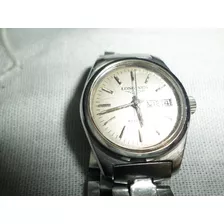 Antiguo Reloj Dama Longines Automático Funcionando 2,5 Diam