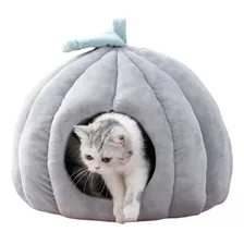 Cama Mascotas Felpa Suave Casa Iglú Cueva Gatos Talla M