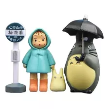 Kit Miniaturas Decorativas Meu Amigo Totoro E Mei Std Ghibli