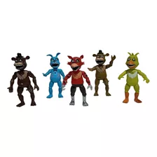 Five Nights At Freddy's Kit 5 Bonecos Animatronics Five Nigh