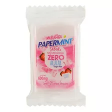 Papermint Morango 20 Lâminas Bucal Refrescantes Zero Açúcar