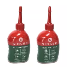 Óleo Singer 100ml Lubrificante P/ Maquina Costura Kit 2 Und