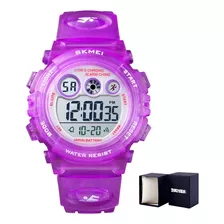 Relojes Electrónicos Simples De Acero Inoxidable Skmei 1451