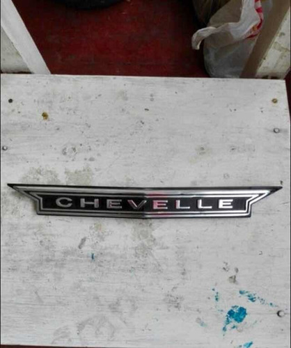 Emblema  De Parrilla Chevrolet Chevelle 1966 Foto 2