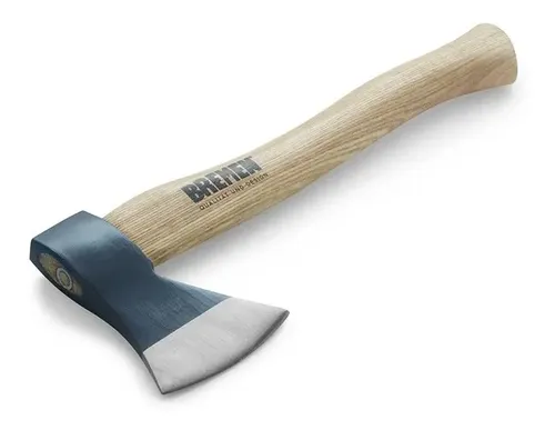 Hacha De Mano Bremen 800 Grs Acero Forjado Cabo Madera 7064