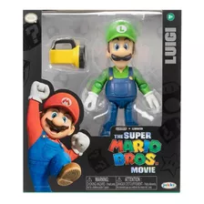 Luigi The Super Mario The Movie La Película Articulable 13cm