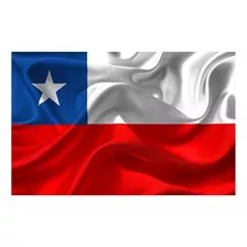 Bandera Chilena 90x60 Cm Chile Fiestas Patrias