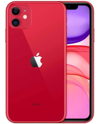 Apple iPhone 11 (64 Gb) - Red Teléfono Desbloqueado Rojo 