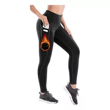 Iuga Leggings Calidos Para Mujer, Resistentes Al Agua, Con F