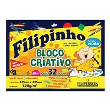 Papel Criativo Filiperson Filipinho 120g 8 Cores 32 Folhas