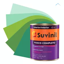 Tinta De Parede Suvinil Fosco Completo Tons Do Verde 800ml