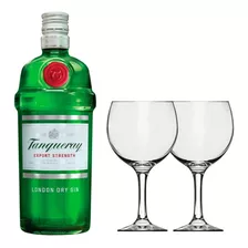 Gin Tanqueray London Dry 750 ml + 2 Copas - Zetta Bebida