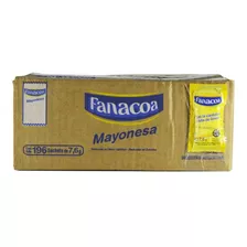 Mayonesa Individual Fanacoa 196 X 8 Gr