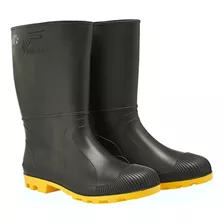 Bota Pvc Cano Longo Solado Amarelo Galocha - Vulcabrás