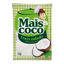 Coco Ralado Umido E Adoçado 1kg Mais Coco