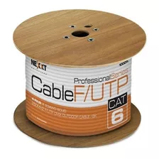 Cable F/utp Para Exteriores Cat6 Nexxt 100% Cobre Negro 305m