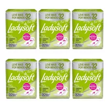 Ladysoft Normal Suave C/ Abas C/32 Absorvente (kit C/06)