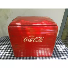 Antigua Heladera De Picnic Coca Cola Original Impecable!!