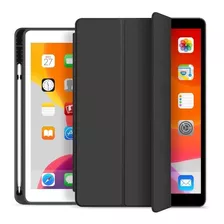 Funda Smartcover Para iPad 10.2 7 Y 8 Gen. + Espacio Lápiz