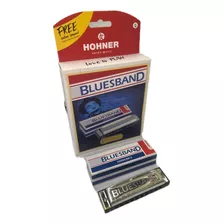 Armónica Hohner Blues Band G - Sol 1501 Met Online M55908x