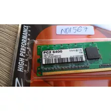 Memória Ddr2 800 Pc2 6400 Ocz 2 Gb (2 De 1 Gb)