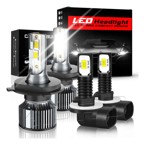 24000lm, 6000k, Kit De Faros Led 9003 H4 Luz Alta Y Baja  Hyundai Tucson