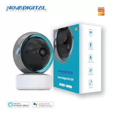 Câmera Wifi Segurança Inteligente Full Hd Novadigital Cs360b Cor Branco