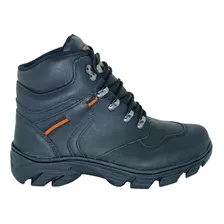 Bota Masculina Couro Legitimo Casual Confortavel R-1979