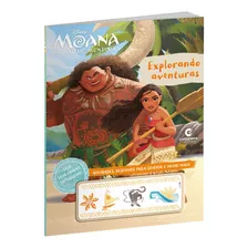 Livro Infantil Atividades Colorir Tatuagens Moana Culturama