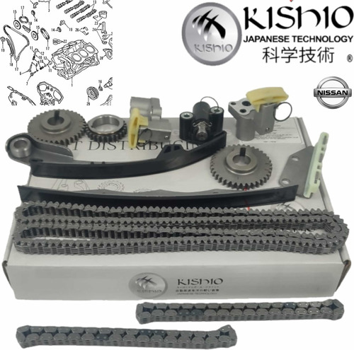 Kit De Distribucin Nissan Pthfinder 4.0l 05-12 Kishio Foto 5