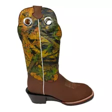 Bota Vaquera Caballero De Cacería Camuflaje