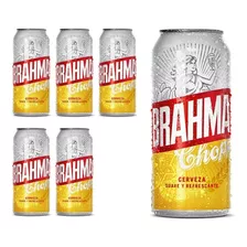 Cerveza Brahma 473cc. ((six Pack)) 6 Latas