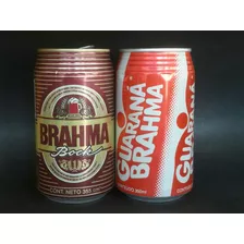 Lote X2 Latas Brahma Bock Y Guarana Cerveza - Los Germanes