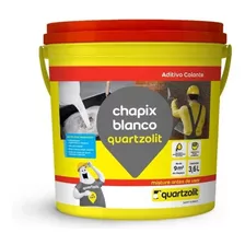 Chapix Blanco 3,6l Quartzolit Aditivo Colante Para Chapisco