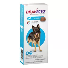 Antipulgas E Carrapatos Bravecto 20 A 40 Kg