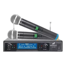 Microfono Inalambrico Batblack Bt-v67r Doble