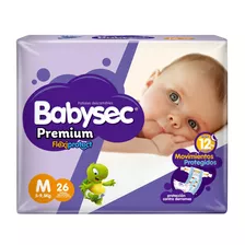 Pañales Babysec Premium Tri Pack M