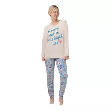 Pijama Mujer Invierno 100% Algodón Lencatex 22312